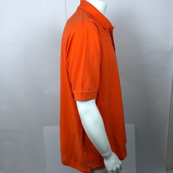 BEVERLY HILLS POLO CLUB Mens Polo Shirt Orange XXL - Picture 4 of 8